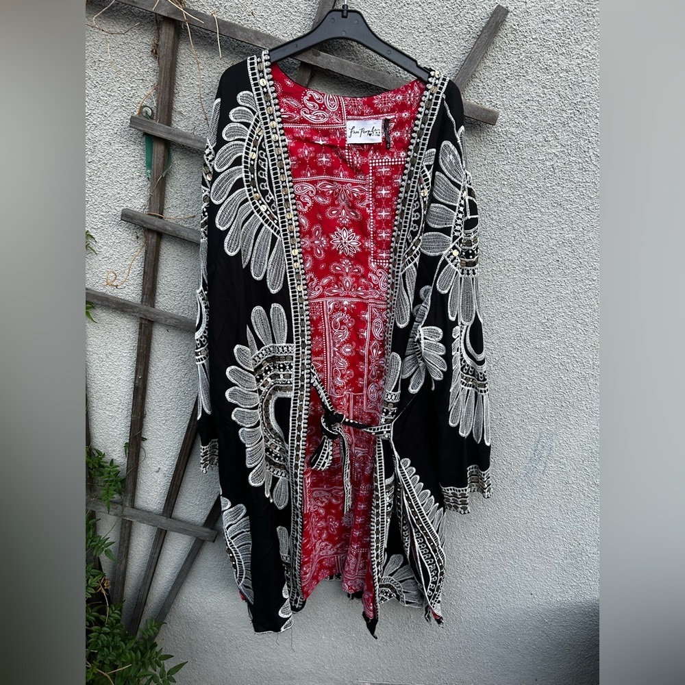 Free People Lisbon Boho Gypsy Kimono Duster - Picture 6 of 11
